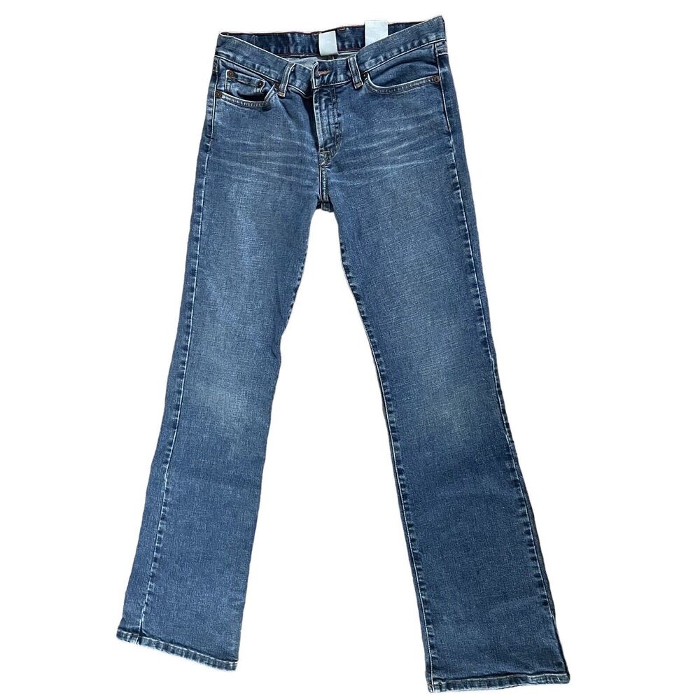 Vtg Lucky Brand Dungarees Jeans Women 6/28 made in USA boot flare Gene Montesano